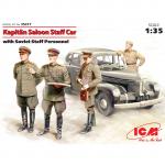 ICM - 1/35 - Kapitan Saloon Staff Car with Soviet Crew