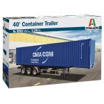 Italeri - 1/24 - 40 Foot Container with Trailer