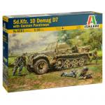 Italeri - 1/35 Sd.Kfz 10 Demag D7 with Paratroopers