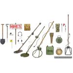 MiniArt 2-35390 MINIART 1/35 ALLIED MINE DETECTION EQUIP.