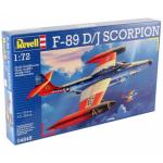 Revell - 1/72 - F-89 D/J Scorpion