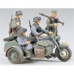 Tamiya Military Miniature Series No.16 - 1/35 - German Motorcycle B.M.W R75 with Side Car