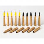 Tamiya Military Miniature Series No.189 - 1/35 - German Tiger I Brass 88mm Projectiles