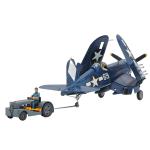 Tamiya Aircraft Series No.85 - 1/48 - F4U-1D W/Moto-Tug