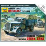 Zvezda - 1/100 - Soviet Military 3-Ton Truck - Zis-5