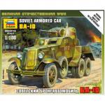 Zvezda - 1/100 - Soviet Armoured Car - BA-10