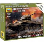 Zvezda - 1/100 - Soviet Medium Tank - T34/76