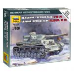 Zvezda - 1/100 - German Medium Tank - Panzer IV Ausf. F2 - Pz.Kpfw. IV F2