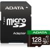 ADATA Speed Plus microSDXC Card with Adapter - 128GB UHS-I U3 A2 V30, Read Upto 180MB/s, Write Upto160MB/s ADATA Speed Plus microSDXC Card with Adapter - 128GB UHS-I U3 A2 V30, Read Upto 180MB/s, Write Upto160MB/s