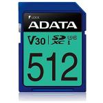 ADATA Premier PRO 512GB SDXC Read up to 100MB/s, Write up to 80MB/s