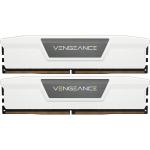 Corsair VENGEANCE for Intel XMP & AMD EXPO 64GB DDR5 WHITE Desktop RAM Kit 2x 32GB - 6000MHz - 30-36-36-76 1.4v