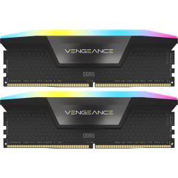 Corsair VENGEANCE RGB 32GB DDR5 Desktop RAM Kit 2x 16GB - 5600MHz - 40-40-40-77 - CL40 - 1.25V - For Intel 600/700 Series - Intel XMP