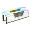 Corsair VENGEANCE RGB for Intel XMP & AMD EXPO 32GB DDR5 WHITE Desktop RAM Kit 2x 16GB - 6400MHz - 36-48-48-104 - CL36 - 1.35V Corsair VENGEANCE RGB for Intel XMP & AMD EXPO 32GB DDR5 WHITE Desktop RAM Kit 2x 16GB - 6400MHz - 36-48-48-104 - CL36 - 1.35V