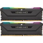 Corsair VENGEANCE RGB Pro SL 32GB DDR4 Desktop RAM Kit - Black 2x 16GB - 3600MHz - 2x 288 DIMM - CL18 - Unbuffered - Black Heat spreader - 1.35v - 18-22-22-42