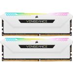 Corsair VENGEANCE RGB Pro SL 32GB DDR4 Desktop RAM Kit - White 2x 16GB - 3600MHz - 2x 288 DIMM - CL18 - Unbuffered - White Heat spreader - 1.35v - 18-22-22-42