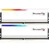 G.SKILL Ripjaws M5 RGB for Intel XMP / AMD EXPO 32GB 6000Mhz DDR5 Desktop RAM Kit - White 2x 16GB - 6000Mhz - CL36 - 1.35V - 36-36-36-96 - F5-6000J3636F16GX2-RM5RW G.SKILL Ripjaws M5 RGB for Intel XMP / AMD EXPO 32GB 6000Mhz DDR5 Desktop RAM Kit - White 2x 16GB - 6000Mhz - CL36 - 1.35V - 36-36-36-96 - F5-6000J3636F16GX2-RM5RW