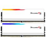 G.SKILL Ripjaws M5 RGB for Intel XMP 96GB 6400Mhz DDR5 Desktop RAM Kit - White 2x 48GB - 6400Mhz - CL32 - 1.35V - 32-39-39-102 - F5-6400J3239F48GX2-RM5RW