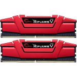G.SKILL Ripjaws V Series 16GB DDR4 Desktop RAM Kit - Red 2x 8GB - 2666Mhz - CL15 - 1.2v - 15-15-15-35 - F4-2666C15D-16GVR