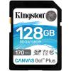 Kingston Canvas Go Plus SD Memory Card - 128GB UHS-I - Class 10 - U3 - V30 - Read up to 170MB/s - Write up to 90MB/s - for DSLRs / Mirrorless Cameras & 4K Video Production Kingston Canvas Go Plus SD Memory Card - 128GB UHS-I - Class 10 - U3 - V30 - Read up to 170MB/s - Write up to 90MB/s - for DSLRs / Mirrorless Cameras & 4K Video Production