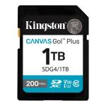 Kingston Canvas Go Plus G4 1TB SD Memory Card UHS-I - Class 10 - U3 - V30 - Read up to 200MB/s - Write up to 160MB/s