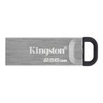 Kingston DataTraveler Kyson USB Flash Drive 3.2 256GB, with Stylish Capless Metal Case, Up to 200MB/s Read