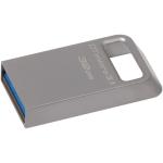 Kingston 32GB DTMicro USB 3.1/3.0 Type-A metal ultra-compact drive, up to 100MB/s read, DTMC3/32GB