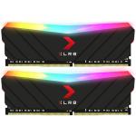 PNY XLR8 32GB DDR4 RGB Desktop RAM Kit 2x 16GB - 3200Mhz - DIMM - CL16 - Unbuffered - 288pin Heatsink - 16-18-18-36