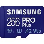 Samsung Pro PLUS 256GB Micro SDXC with Adapter, up to 180MB/s Read, up to 130MB/s Write