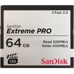 SanDisk Extreme Pro 64GB CFast 2.0 Memory Card Read up to 525MB/s - Write up to 430MB/s - Designed for Professional Videographers