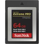 SanDisk Extreme Pro 64GB CFexpress Memory Card Type B Read up to 1500MB/s - Write Up to 800MB/s - Enables Smooth - Raw 4K Video Capture with Sustainable Performance