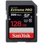 SanDisk Extreme Pro SDXC Memory Card V90 - 128GB UHS-II - Read up to 300MB/s - Write up to 260MB/s - For Super-Fast Continuous Burst Mode Shots - Maximum Post-Production Workflow Eficiency and High-Performance Video