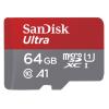SanDisk Ultra microSDXC Memory Card - 64GB Class 10 - U1 - A1 - Read up to 120MB/s - Best Choice for Smartphones & Tablets SanDisk Ultra microSDXC Memory Card - 64GB Class 10 - U1 - A1 - Read up to 120MB/s - Best Choice for Smartphones & Tablets