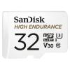 SanDisk High Endurance microSDHC Memory Card - 32GB UHS-I - Class 10 - U3 - V30 - Read up to 100MB/s - Write up to 40MB/s - High Endurance Lets your Record & Re-Record SanDisk High Endurance microSDHC Memory Card - 32GB UHS-I - Class 10 - U3 - V30 - Read up to 100MB/s - Write up to 40MB/s - High Endurance Lets your Record & Re-Record