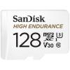 SanDisk High Endurance microSDXC Memory Card - 128GB UHS-I - Class 10 - U3 - V30 - Read up to 100MB/s - Write up to 40MB/s - High Endurance Lets your Record & Re-Record - Perfect for your Dash Cam or Home Monitoring System SanDisk High Endurance microSDXC Memory Card - 128GB UHS-I - Class 10 - U3 - V30 - Read up to 100MB/s - Write up to 40MB/s - High Endurance Lets your Record & Re-Record - Perfect for your Dash Cam or Home Monitoring System