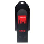 Strontium Pollex Series USB Flash Drive - 64GB - Black / Red USB 2.0