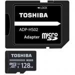 Toshiba M203 microSDXC Memory Card - 128GB Includes Adapter - Class 10 - Read up to 100MB