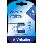 Verbatim 43962 SDHC Memory Card - 16GB Class 10 - U1