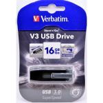 Verbatim 49172 Store 'n' Go V3 USB Flash Drive - 16GB - Grey USB 3.0