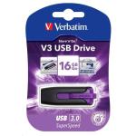 Verbatim 49180 Store 'n' Go V3 USB Flash Drive - 16GB - Violet USB 3.0