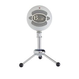 BLUE Snowball Multi-pattern USB mic, includes tripod and USB cable. Colour White