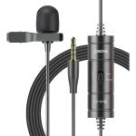 Boya BY-M1S Professional Lavalier Lapel Microphone Compatible with iPhone Android Smartphone DSLR Camera Camcorder Audio Recorder (20ft Cable)