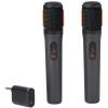 JBL PartyBox Wireless Digital Microphone System (2nd Gen) 2-pack - Plug & Play with rechargeable UHF receiver - Built-in shock mount & pop filter - Easy USB-C charging - Up to 20hrs of play time JBL PartyBox Wireless Digital Microphone System (2nd Gen) 2-pack - Plug & Play with rechargeable UHF receiver - Built-in shock mount & pop filter - Easy USB-C charging - Up to 20hrs of play time