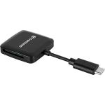 Transcend RDC3 USB-C Card Reader USB 3.1 - Supports SDHC (UHS-I) / SDXC (UHS-I) / microSDHC (UHS-I) / microSDXC (UHS-I)