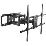 Brateck Lumi LPA49-686 Full-motion TV Wall Mount   for 50-90" Curved and Flat TVs, Max VESA 800x600, Tilt 5  -15, Swivel 60  -60, Level 3  -3, TV to Wall 69 635mm, Max weight 75kg