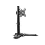 Brateck LDT30-T01  17  -32   Single Screen Articulating Monitor Stand. Free-Tilting Design, Sturdy Steel Base, 360 Rotary VESA Plate. VESA 75x75, 100x100, Max Load 8Kgs. Built-in Cable Management.