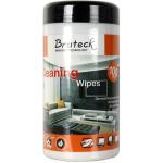 Brateck CK-SC4-V2  100pc LCD Cleaning Wipes. Dermatologically safe, Alcohol Free,  Antistatic & Non-Streak. Suited for Cleaning Items such as Phone, Monitors, TV  s, Laptops, Glass Furniture etc