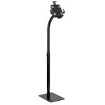 Brateck PAD33-01 Anti-Theft Tablet Floor Stand with Built-in Height Adjust - For 7.9" -11" Tablets Including Apple iPad & Samsung Galaxy - 360  Rotation, Cable Management, Anti Skid Pads - Black Colour