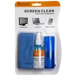 Brateck CK-SC1 LCD Cleaning Kit. Includes: 60ml non-drip cleaning liquid, anti-static brush and a 20 x 20cm microfiber cloth.