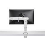 Colebrook Bosson Saunders Ollin Dynamic Single Monitor Arm - White - Max Load 9kg - 180°/360° Rotateable capability - VESA 75 & 100mm