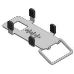 Ergonomic Solutions SPACEPOLE MULTIGRIP W/HANDLE INGENICO MOVE 5000 BK